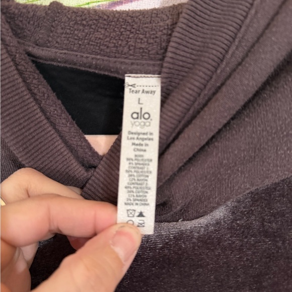 ALO Yoga alolux velour hoodie - Picture 3 of 7